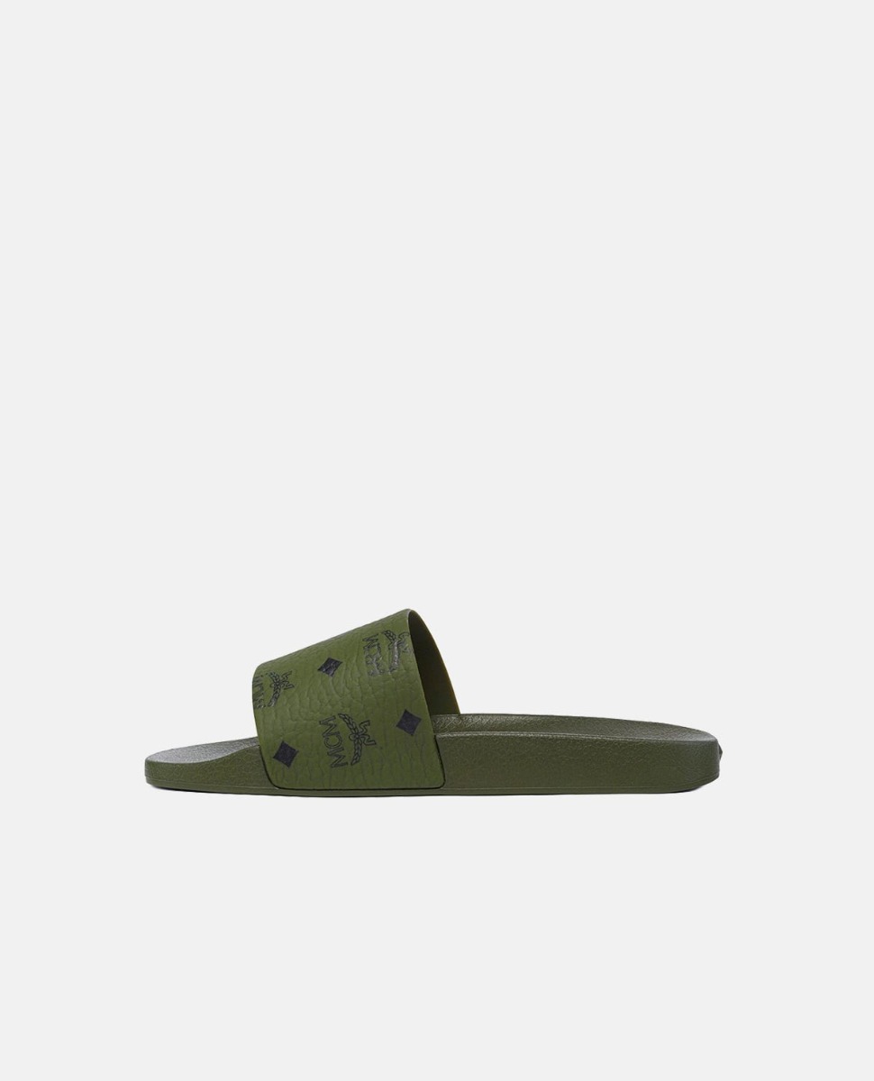 Dép quai ngang họa tiết monogram
