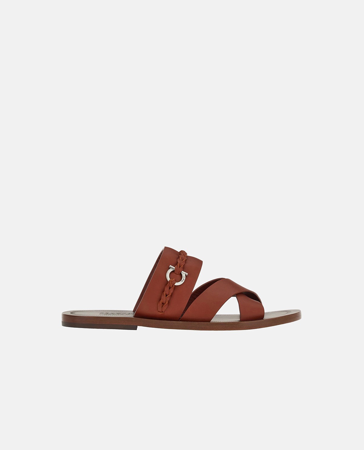 Dép sandal đế bệt quai chéo
