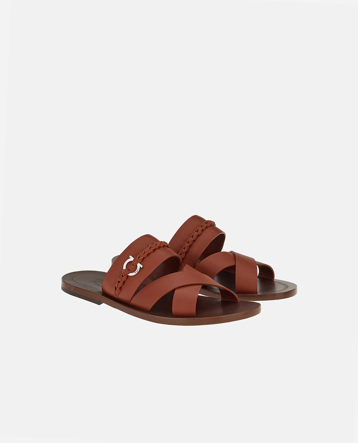 Dép sandal đế bệt quai chéo