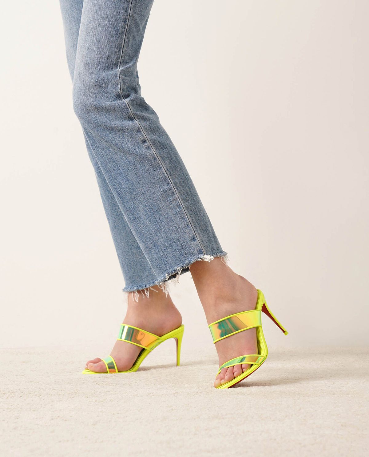 Giày sandal cao gót Just Loubi 85