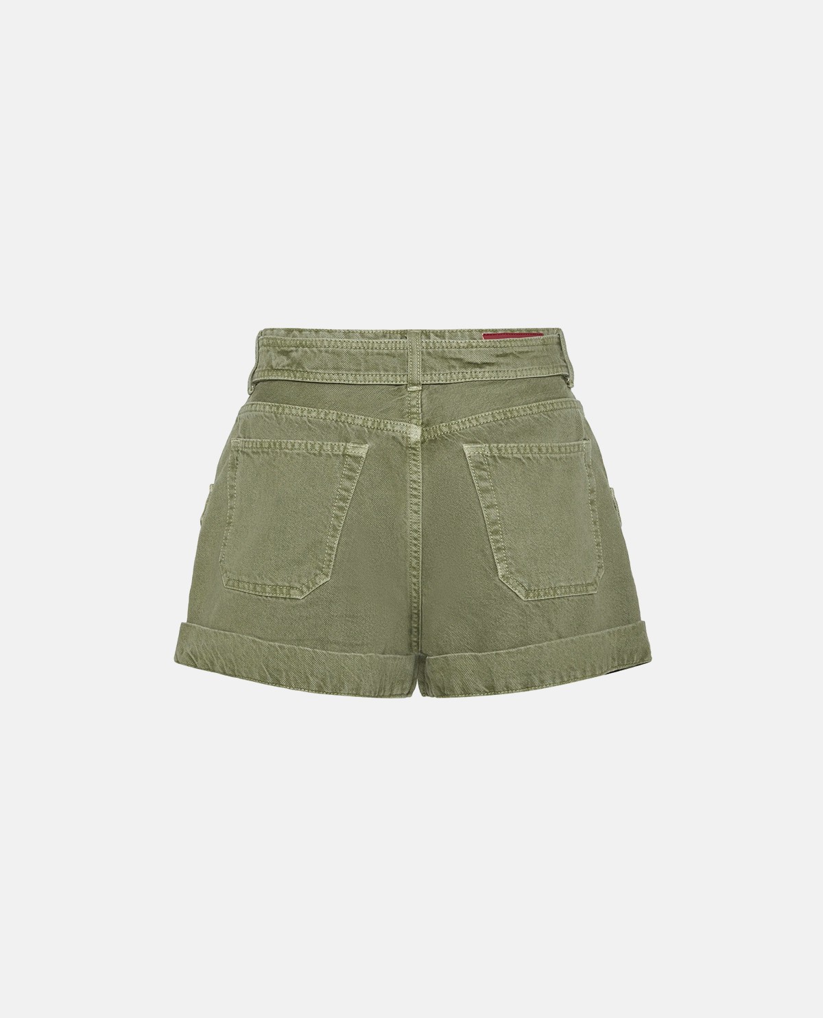 Quần shorts phối khóa pha lê