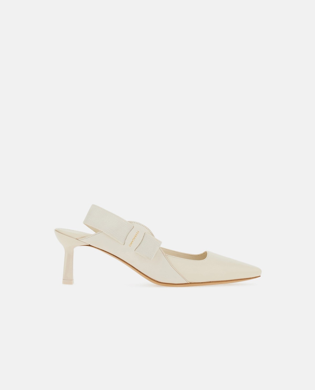 Giày slingback phối nơ Vara