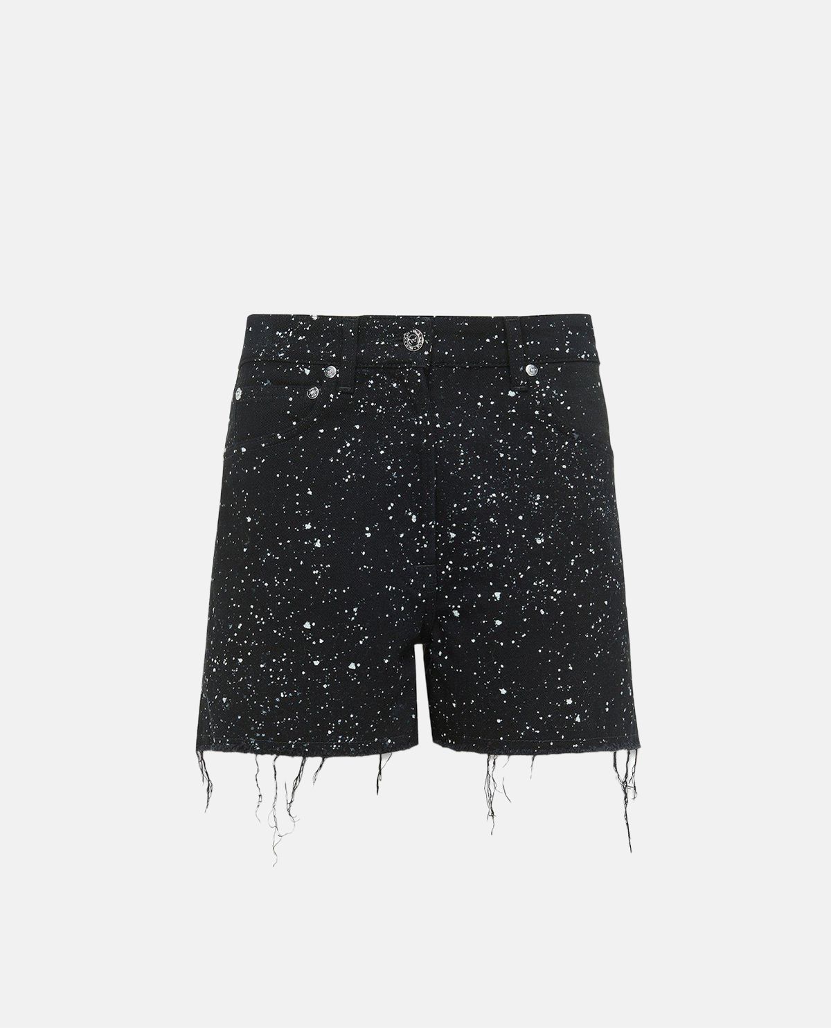 Quần short jeans họa tiết galaxy