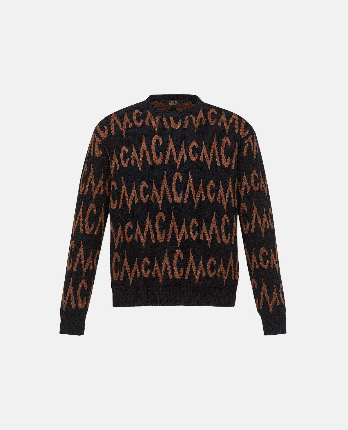 Áo len họa tiết Monogram Jacquard