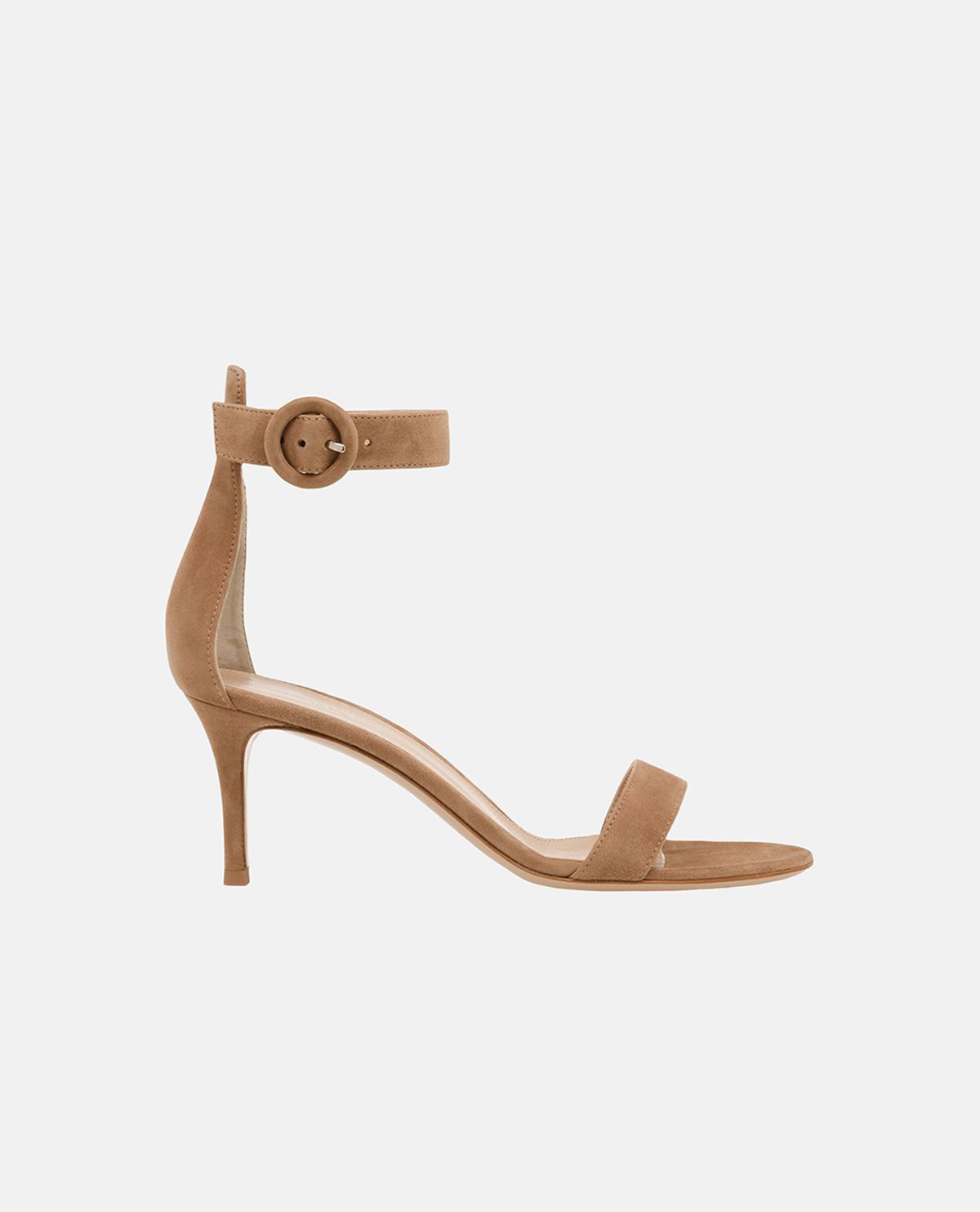 Giày sandal cao gót da lộn Portofino