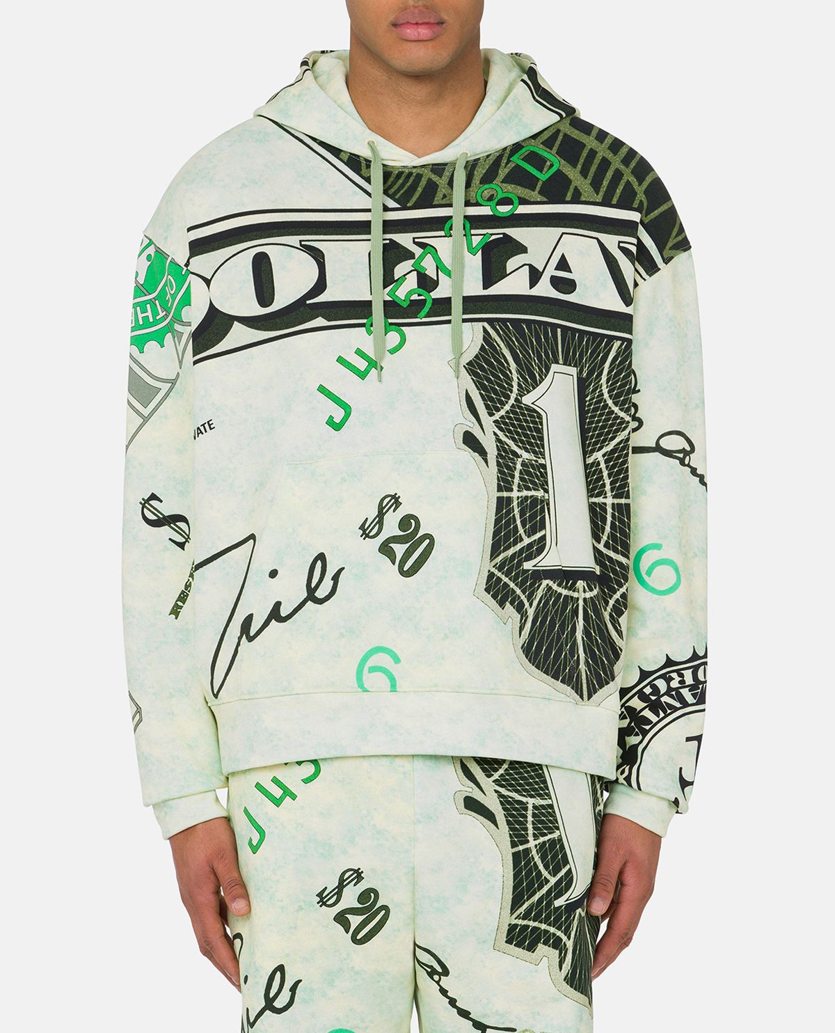 Áo hoodie họa tiết dollar