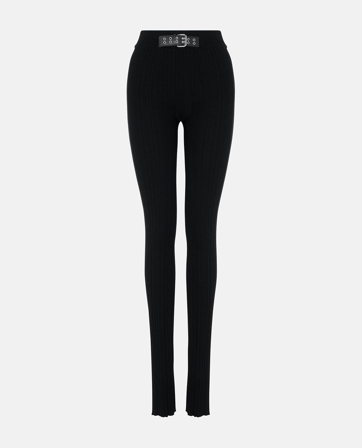 Quần leggings phối khóa biker