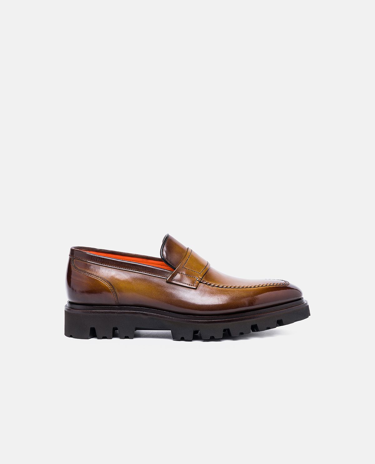 Giày penny loafer đế chunky