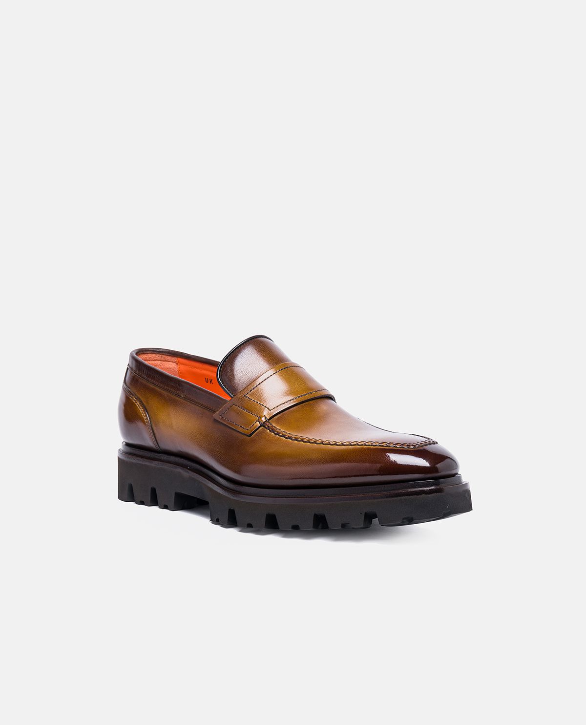 Giày penny loafer đế chunky