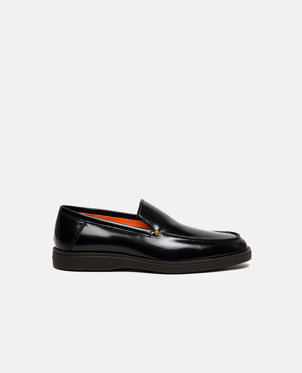 Giày penny loafer mũi tròn