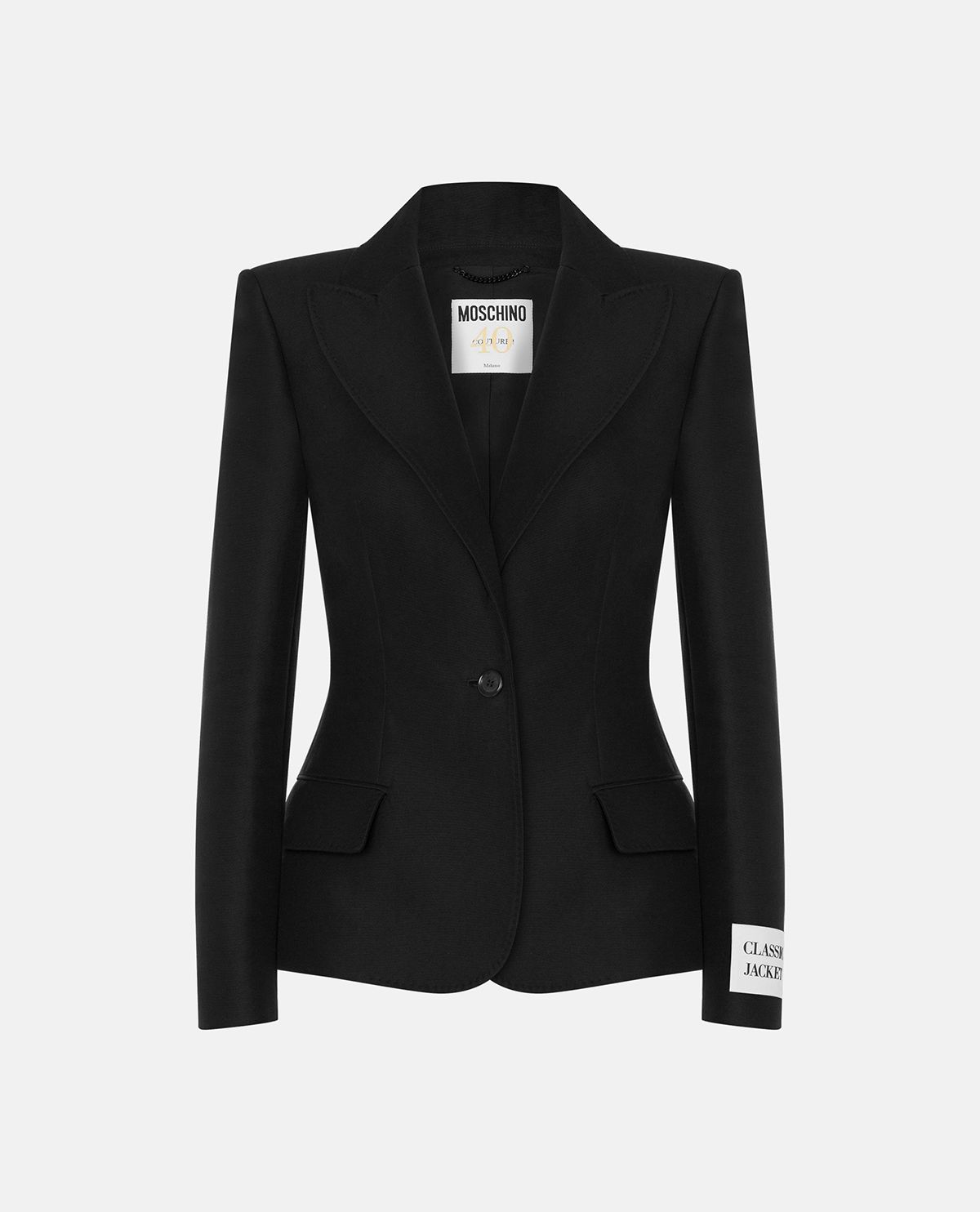 Áo blazer nữ tay dài thêu patch