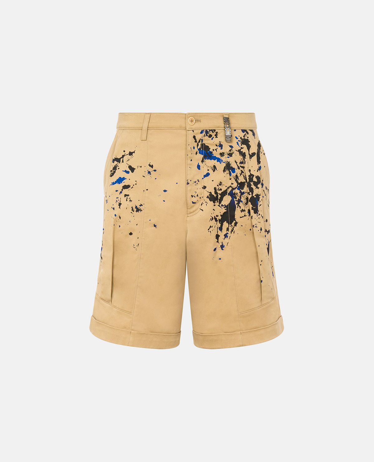 Quần shorts bermuda họa tiết màu nước