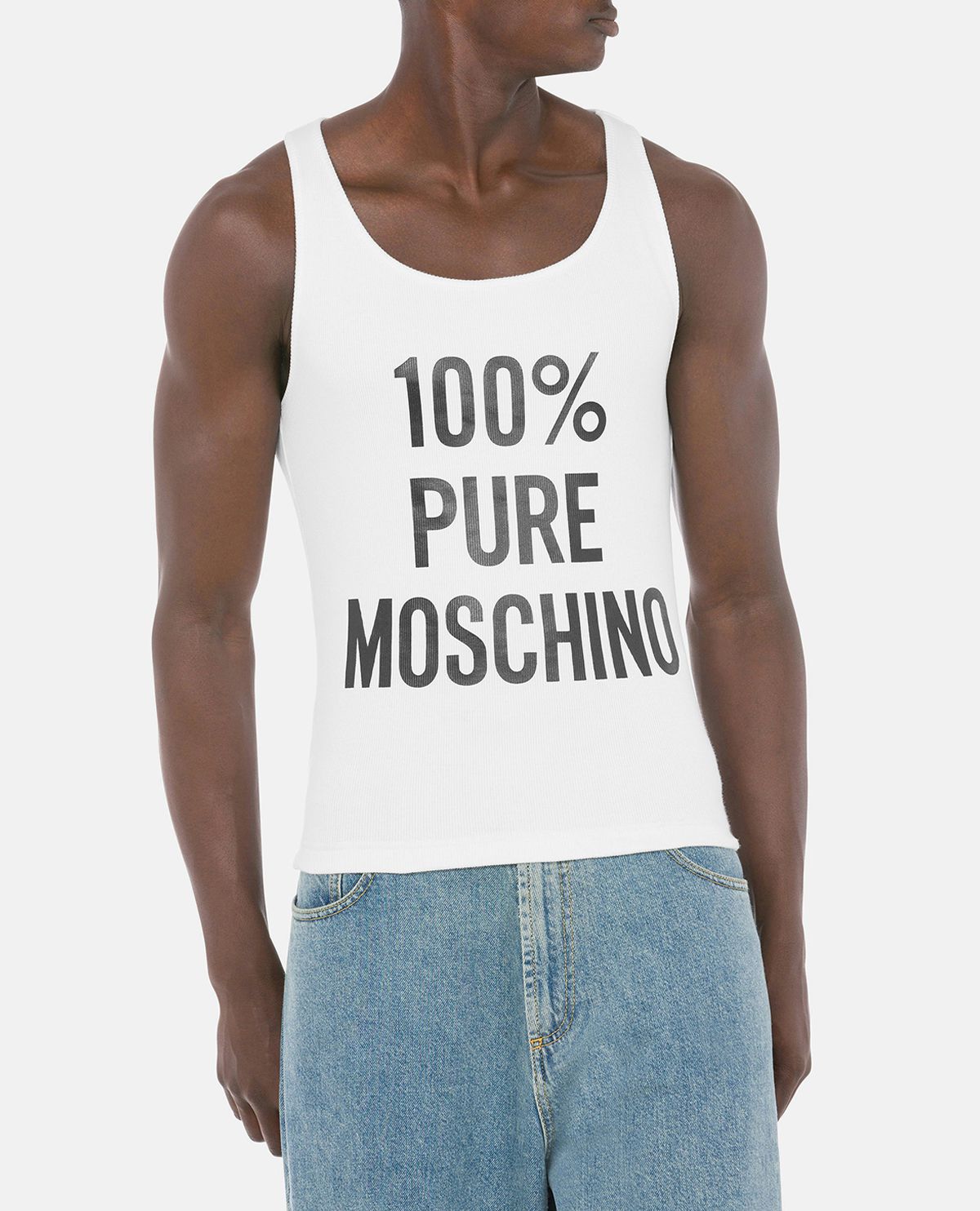 Áo ba lỗ 100% Pure Moschino