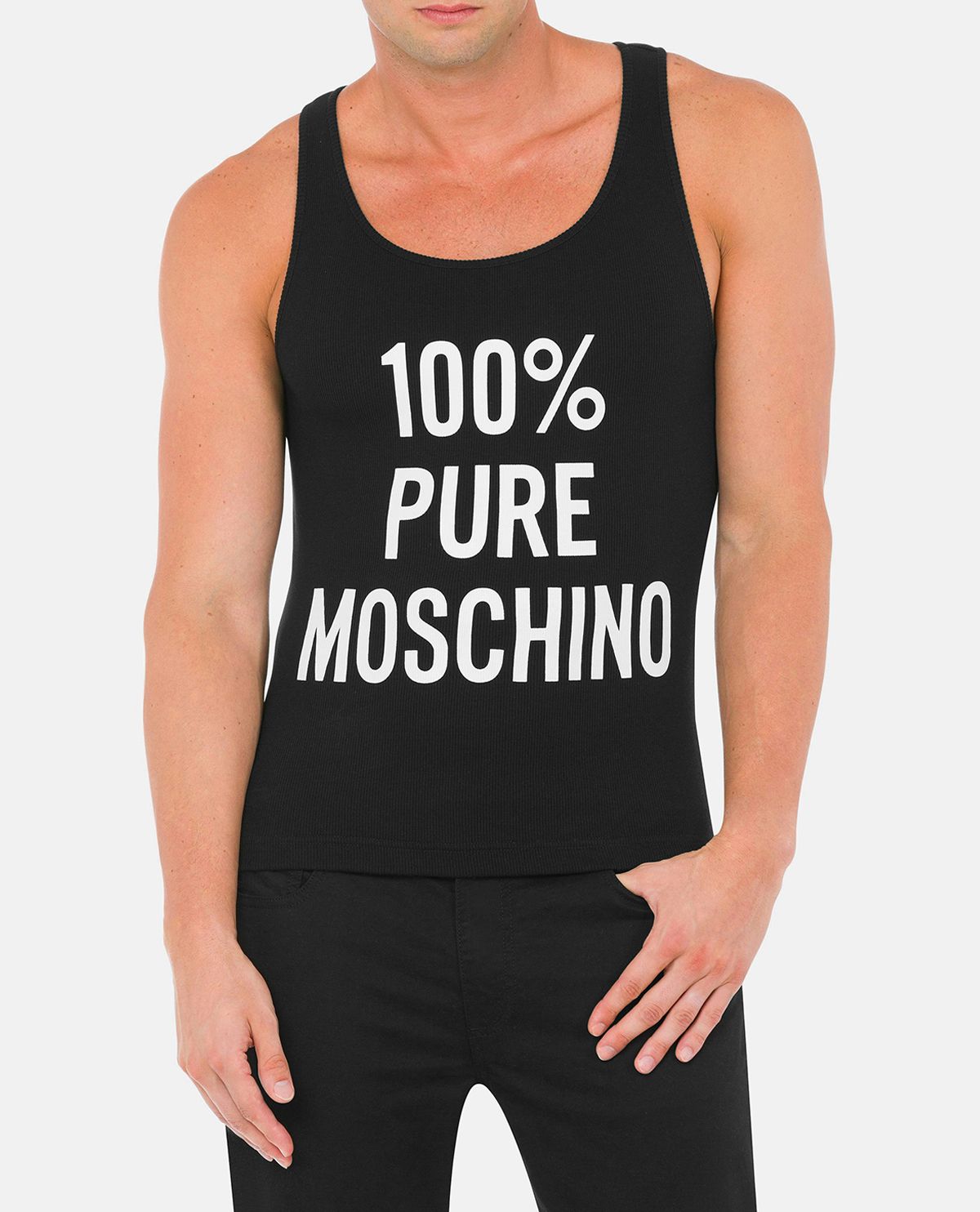 Áo ba lỗ 100% Pure Moschino