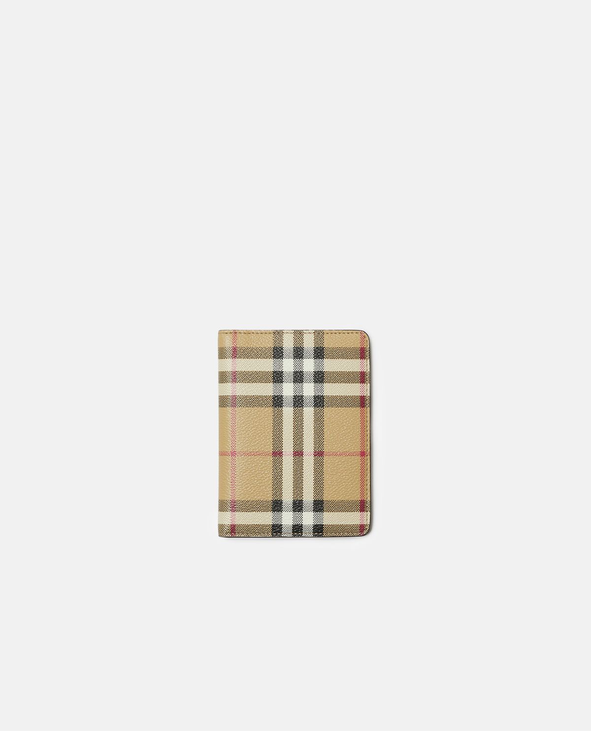 Ví đựng hộ chiếu họa tiết Burberry Check