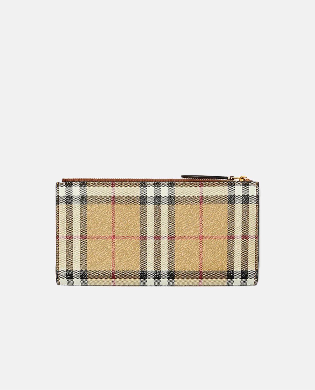 Ví gập họa tiết Burberry Check cỡ lớn