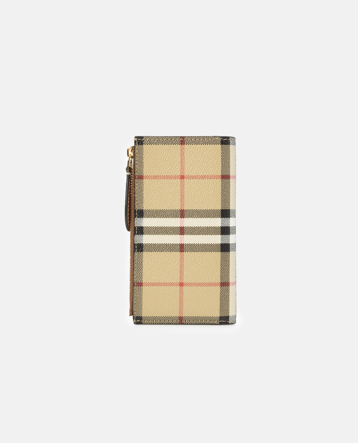 Ví gập họa tiết Burberry Check cỡ trung