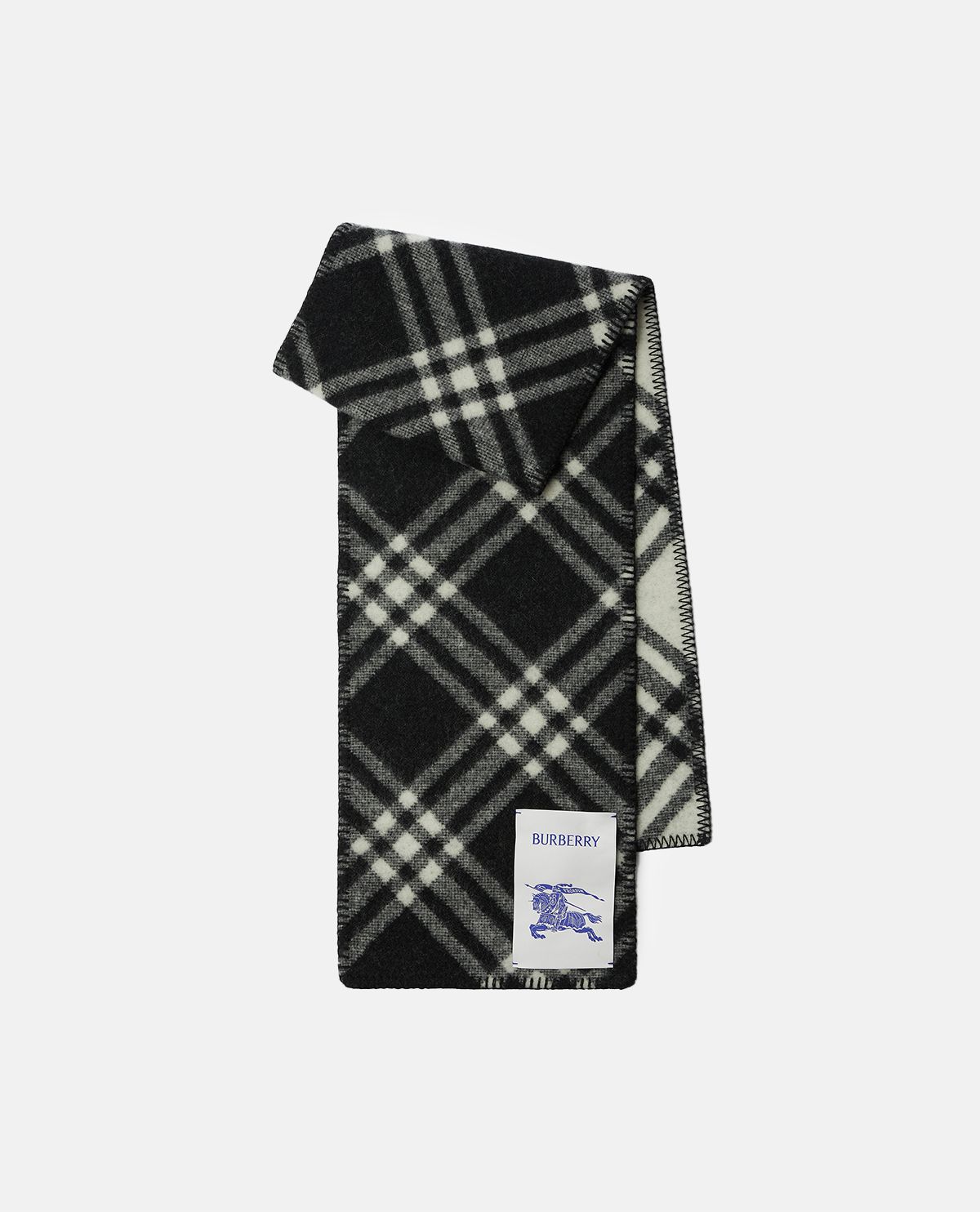 Khăn choàng len họa tiết Burberry Check