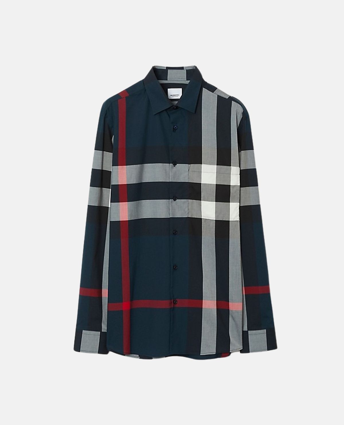 Áo sơ mi cotton họa tiết Burberry Check