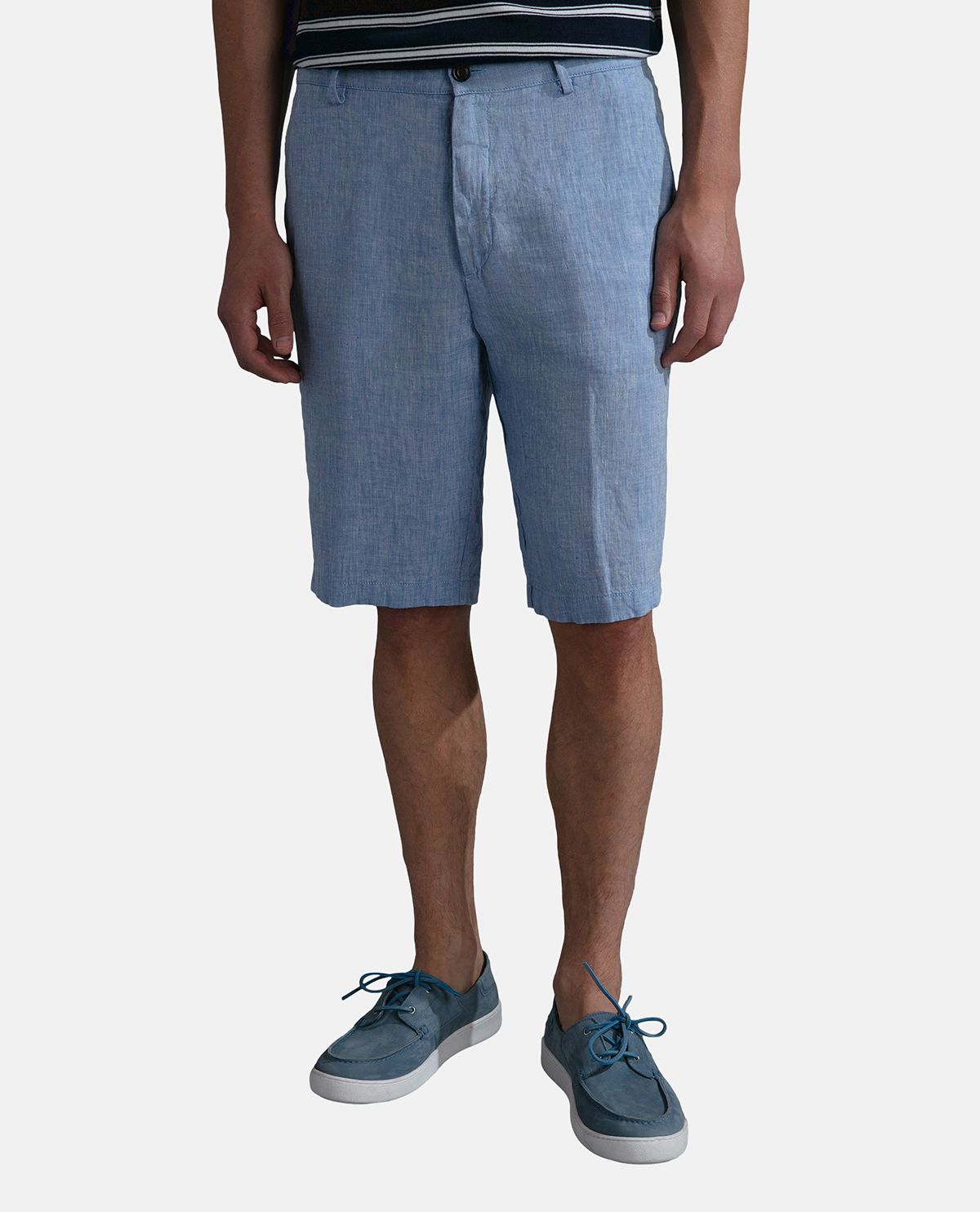 Quần shorts bermuda linen