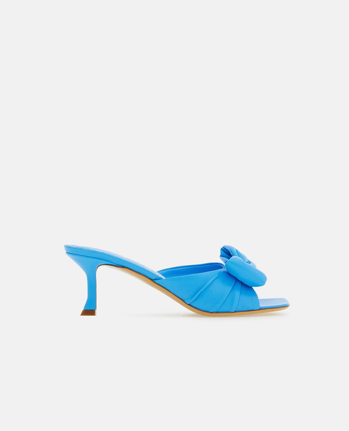 Giày sandal cao gót đính nơ Vara