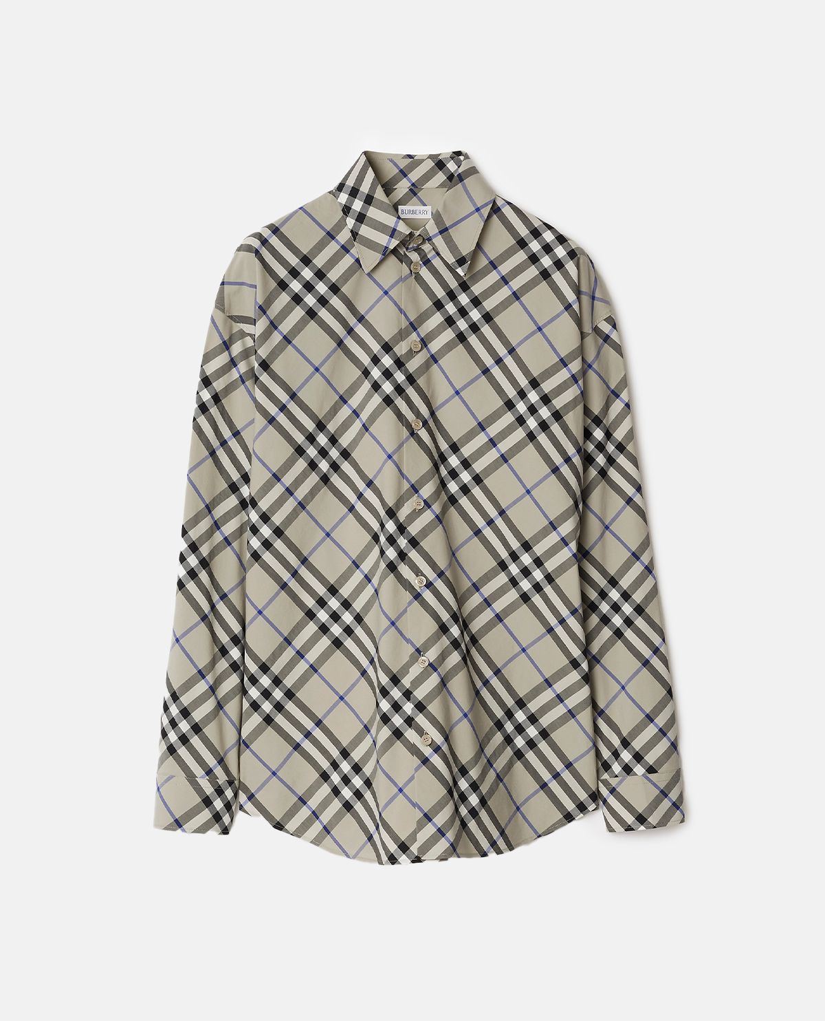 Áo sơ mi cotton họa tiết Burberry Check