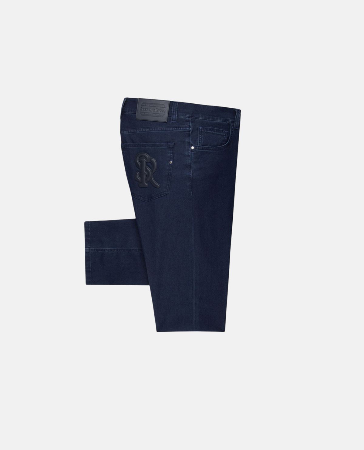 Quần jeans dáng suông phối logo