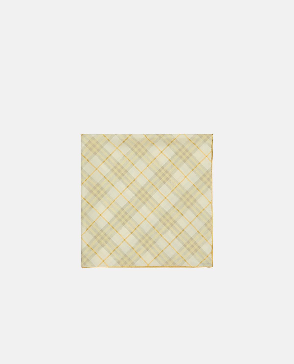 Khăn lụa vuông họa tiết Burberry Check