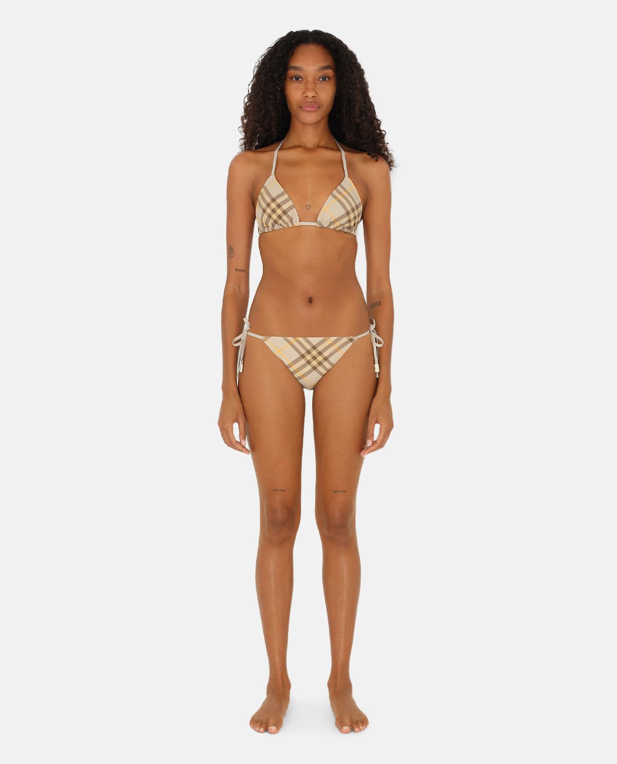 Áo bikini họa tiết Burberry Check