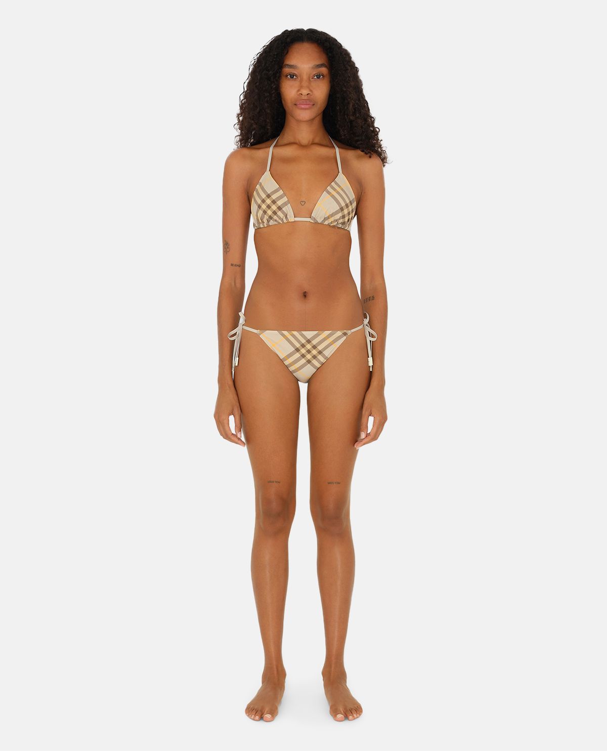 Quần bikini họa tiết Burberry Check