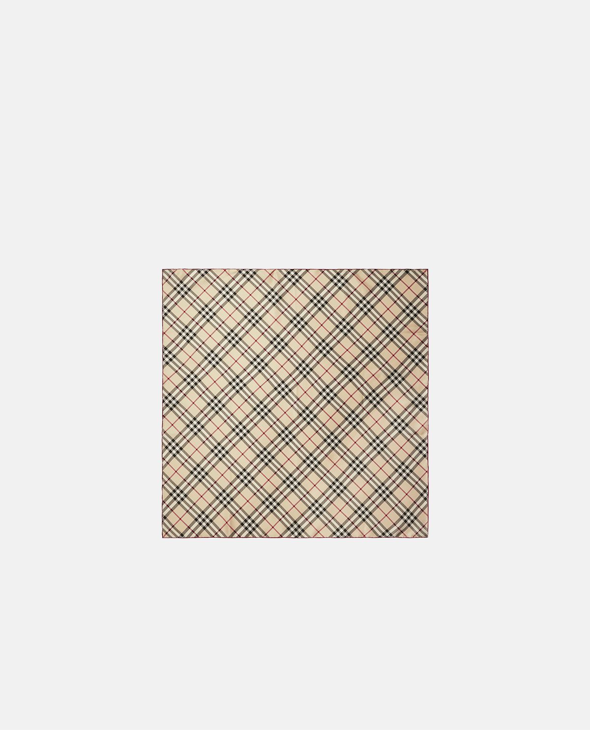 Khăn vuông lụa họa tiết Burberry Check