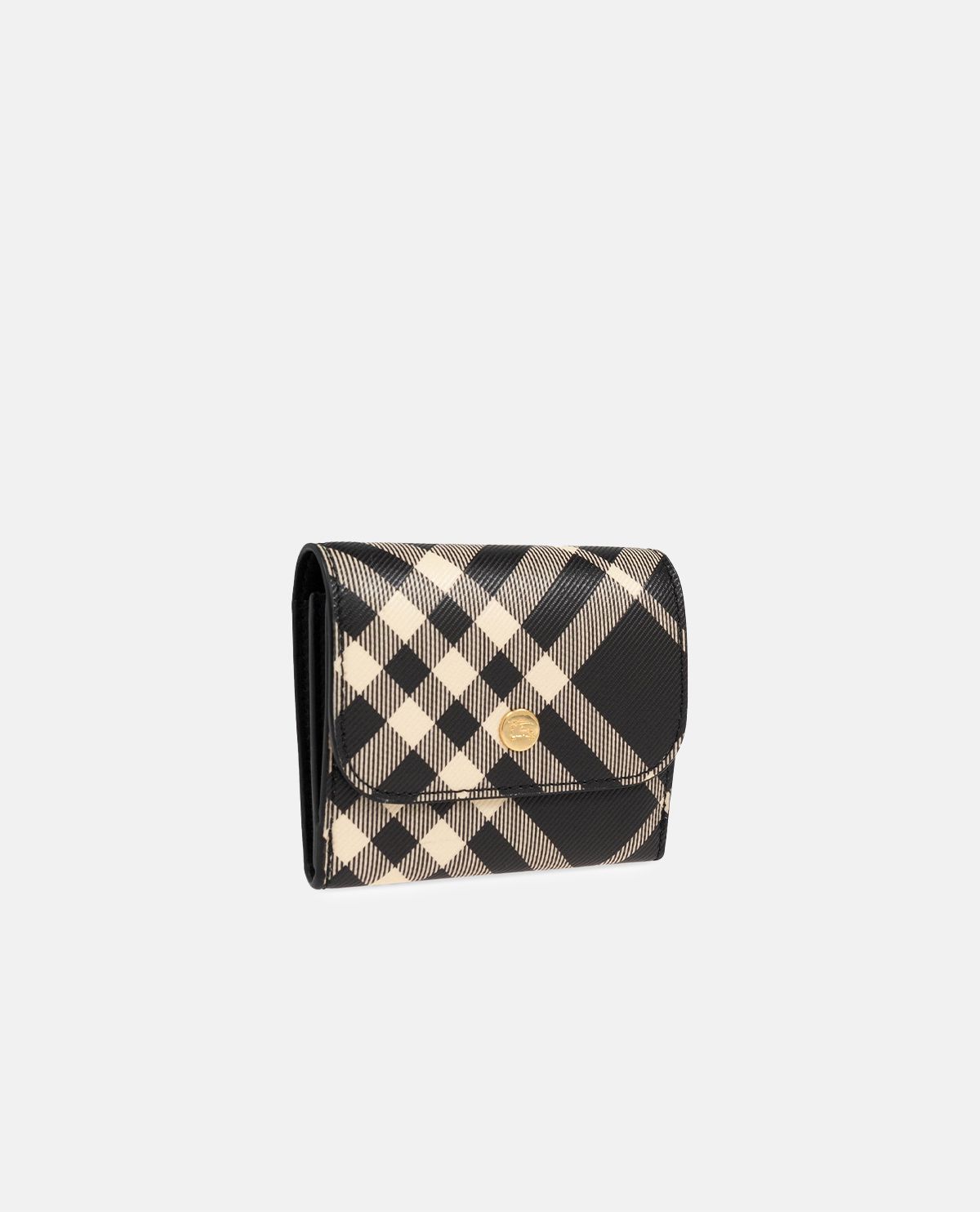 Ví gập họa tiết Burberry Check