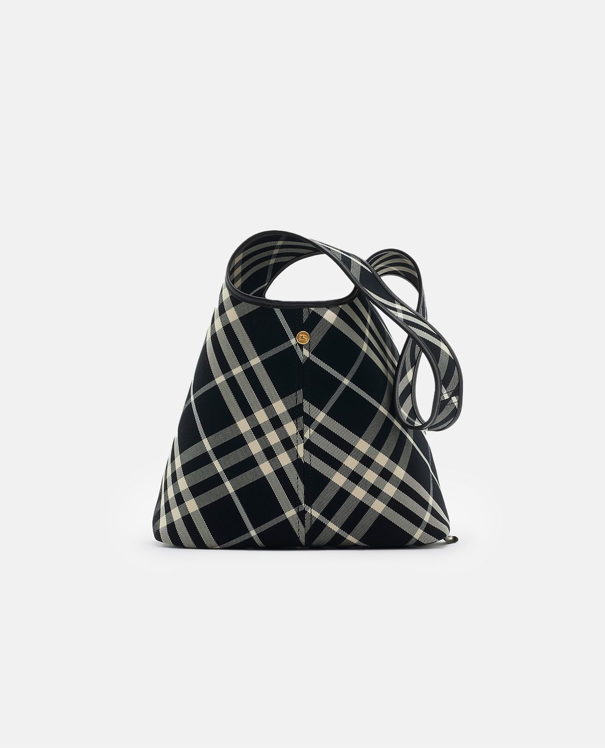 Túi đeo vai họa tiết Burberry Check cỡ nhỏ