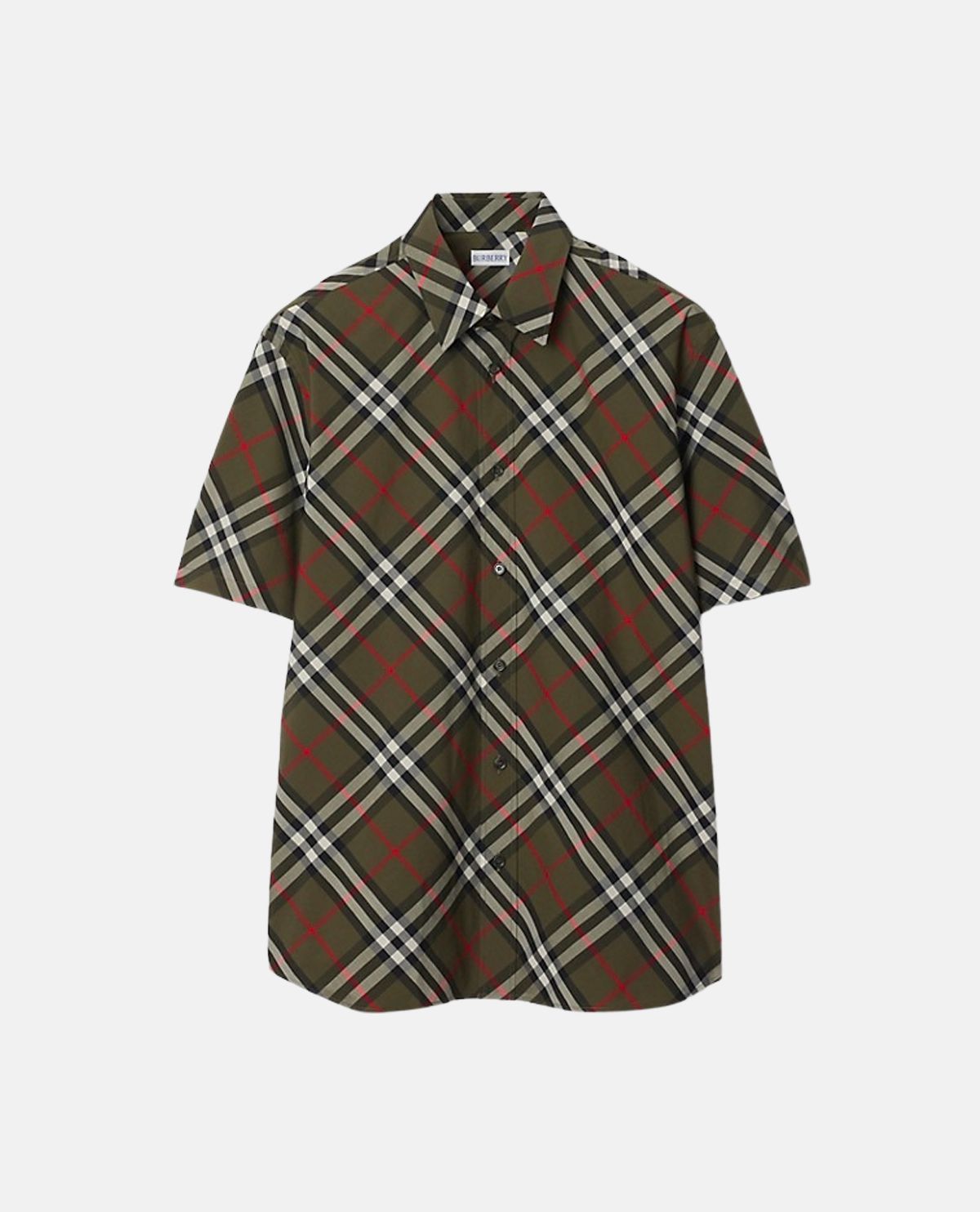 Áo sơ mi cotton họa tiết Burberry Check