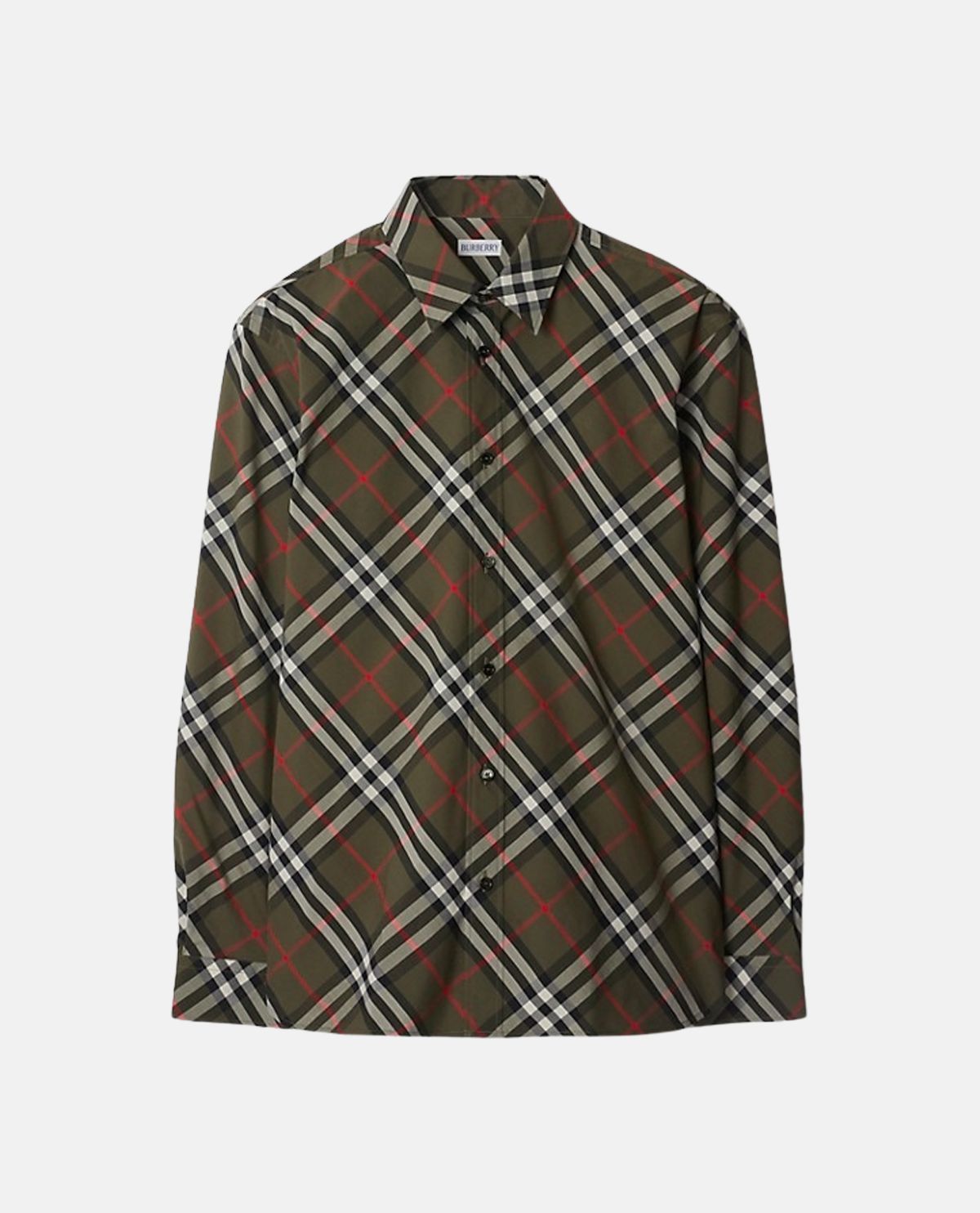 Áo sơ mi cotton họa tiết Burberry Check