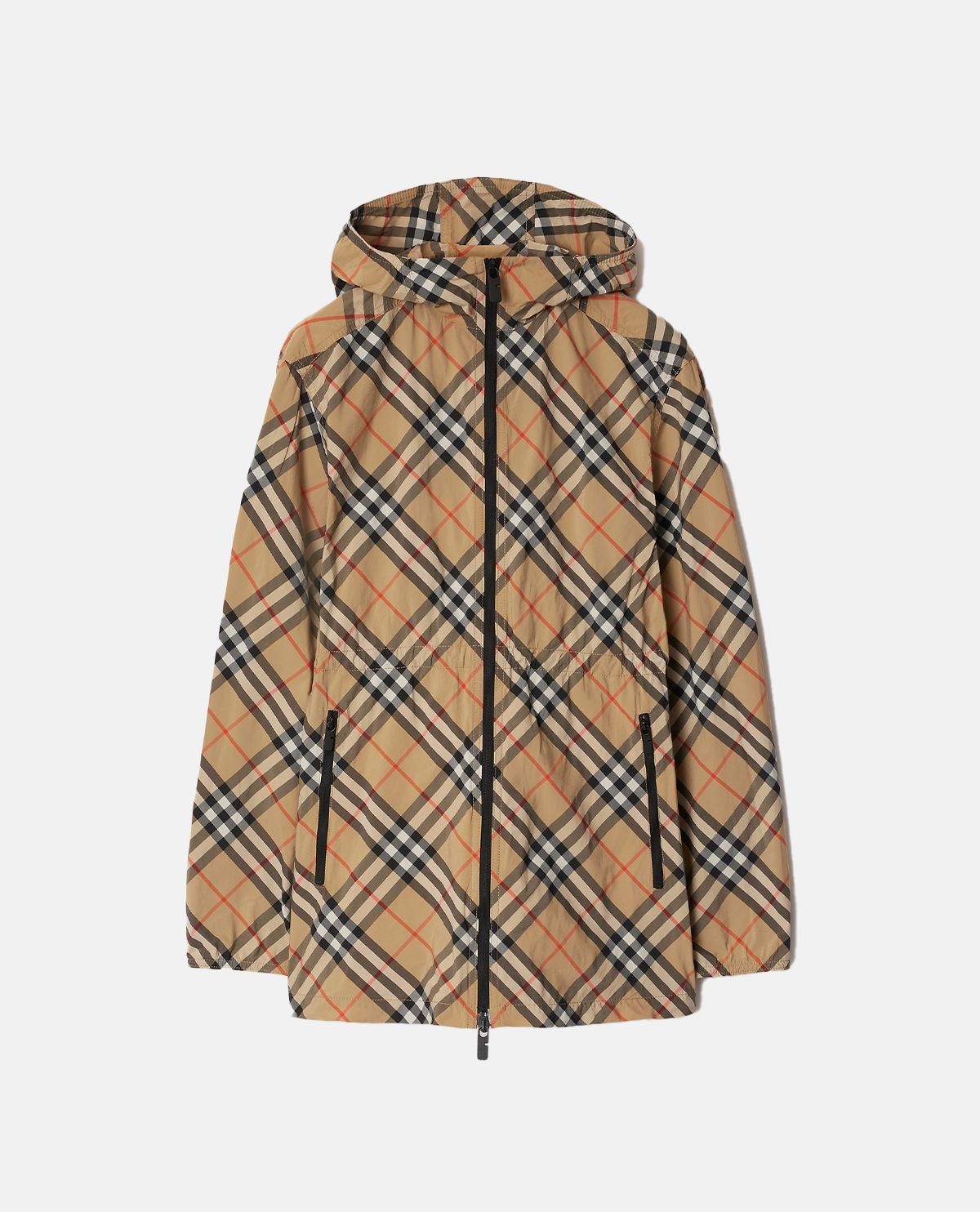 Áo khoác nylon họa tiết Burberry Check