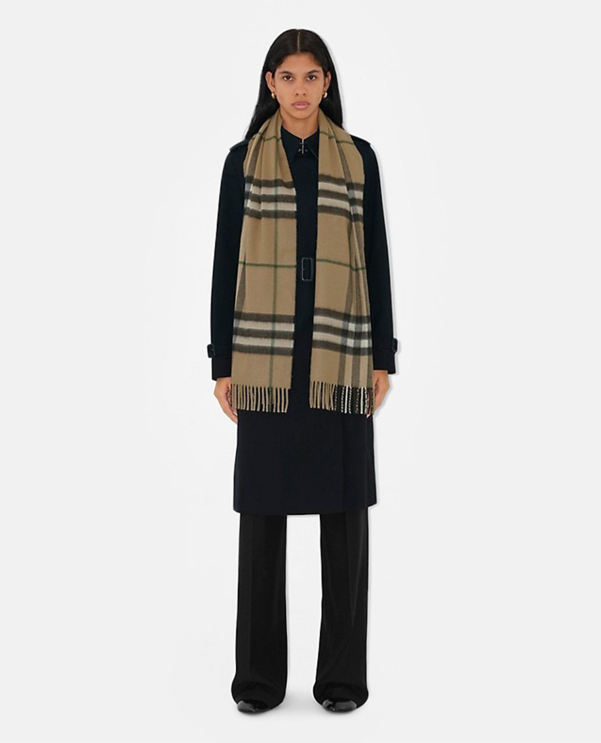 Khăn choàng cashmere họa tiết Burberry Check