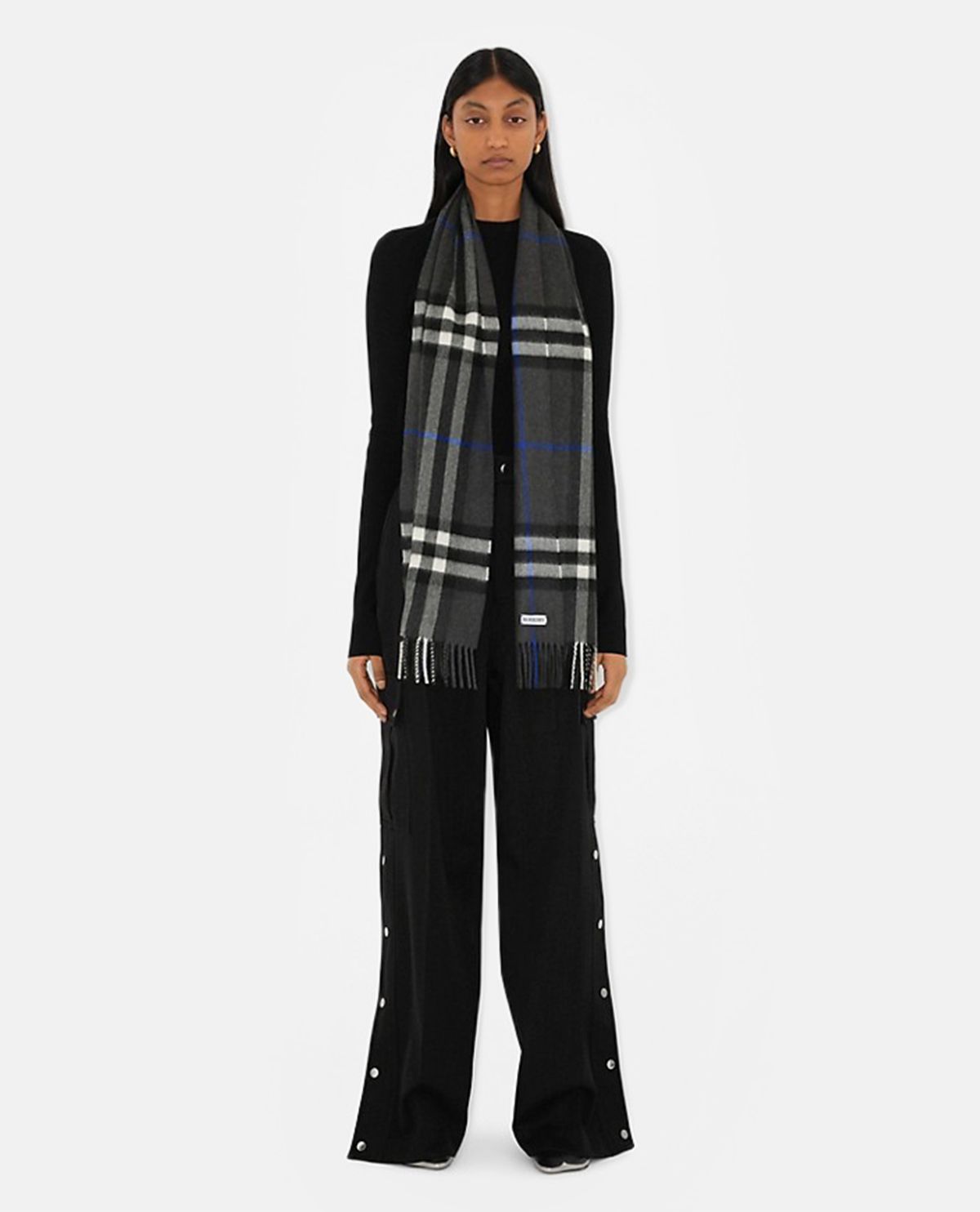 Khăn choàng cashmere họa tiết Burberry Check