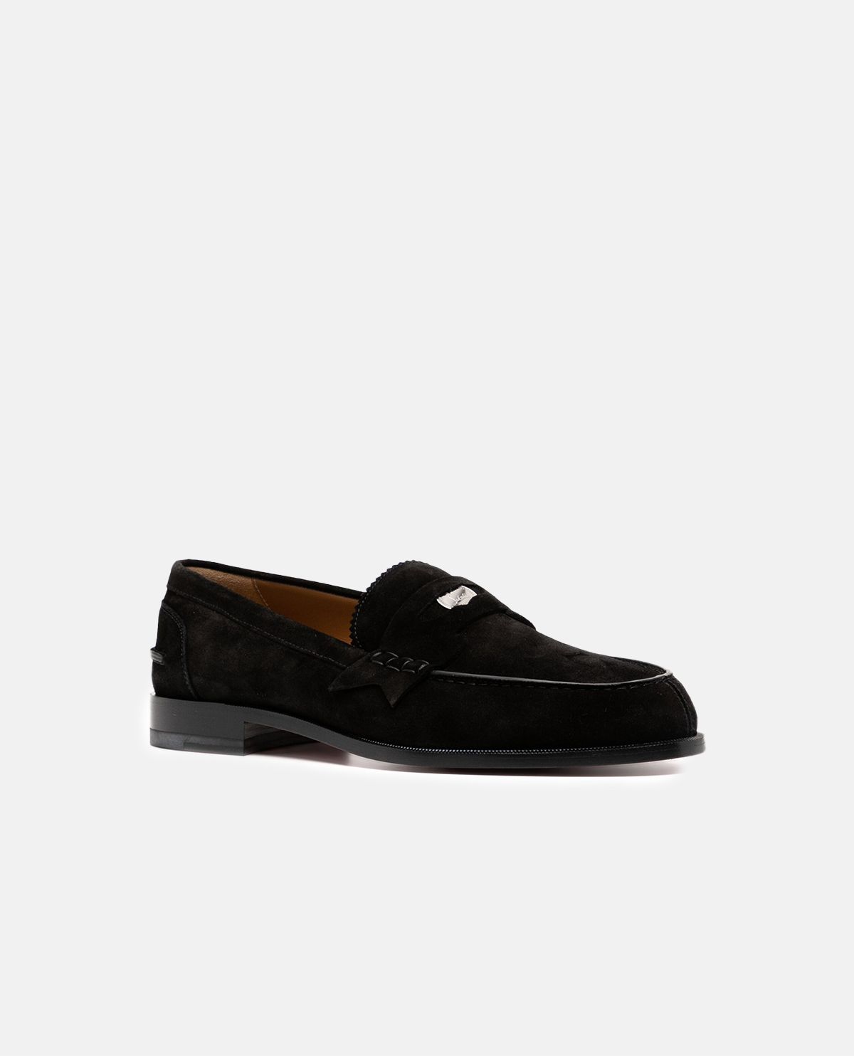 Giày penny loafer mũi tròn