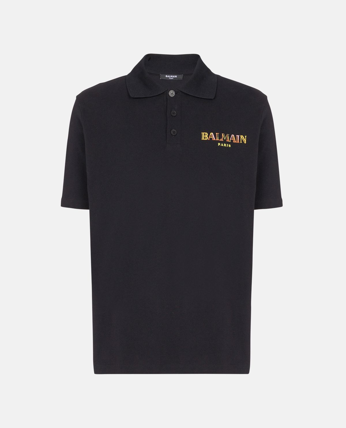 Áo polo thêu logo Balmain vintage