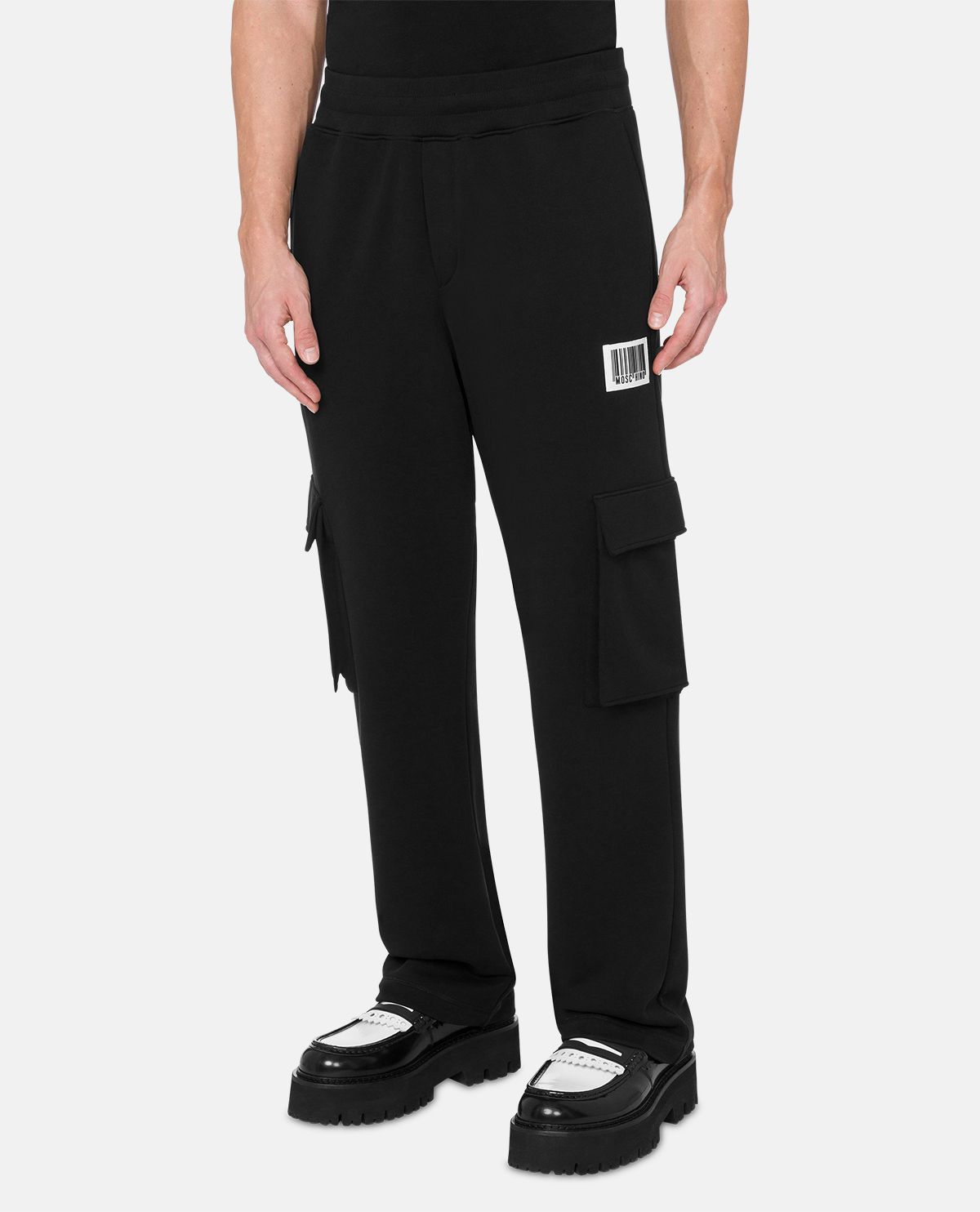 Quần jogger phối patch barcode