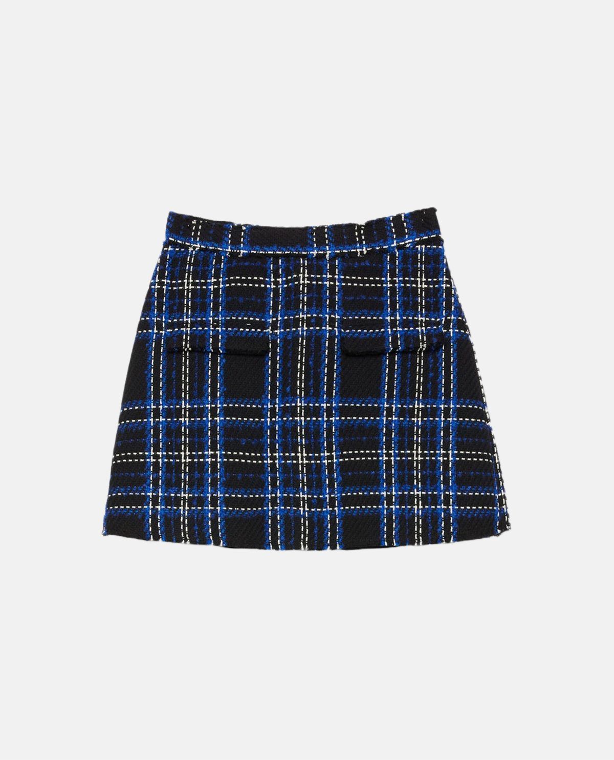 Váy quần vải tweed họa tiết tartan