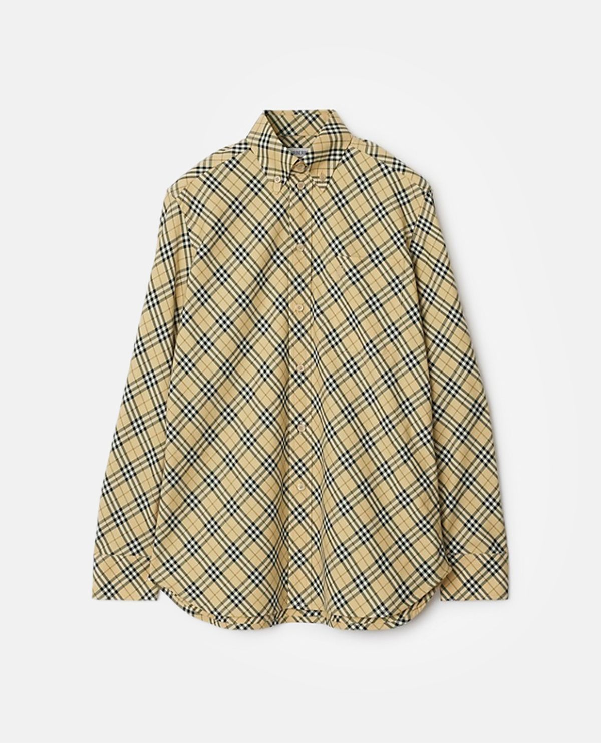 Áo sơ mi cotton họa tiết Burberry Check