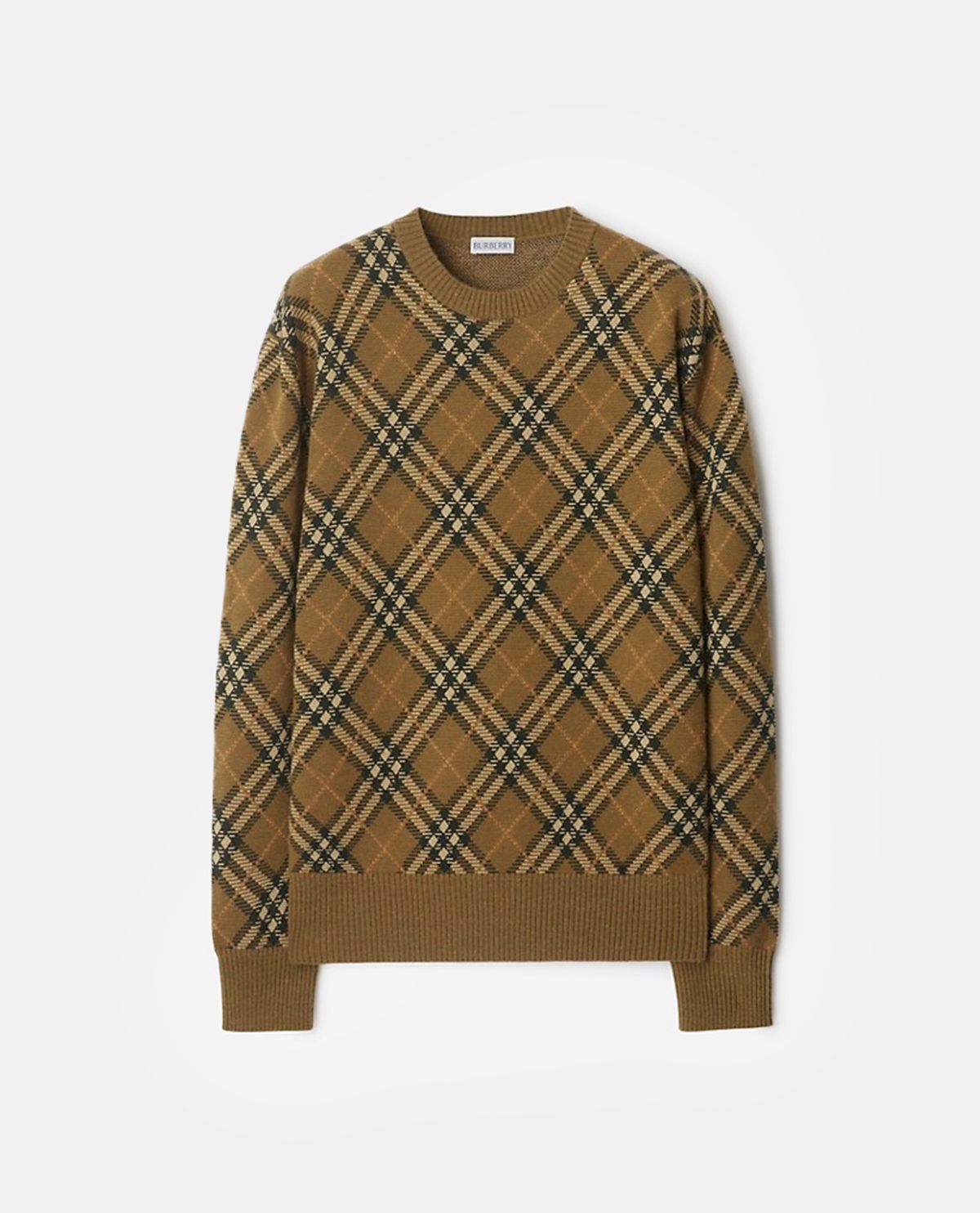 Áo len họa tiết Burberry Check