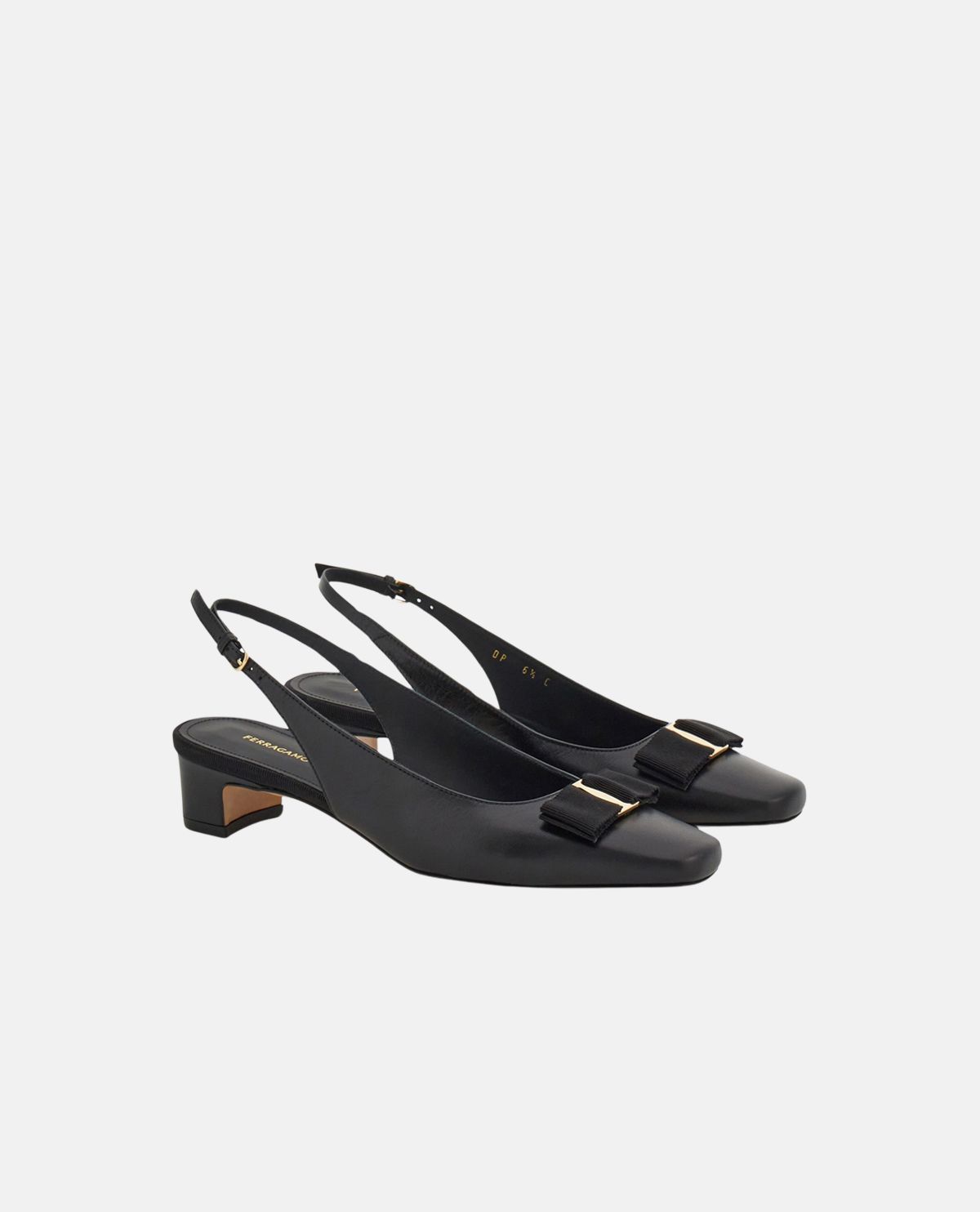 Giày slingback phối nơ Vara