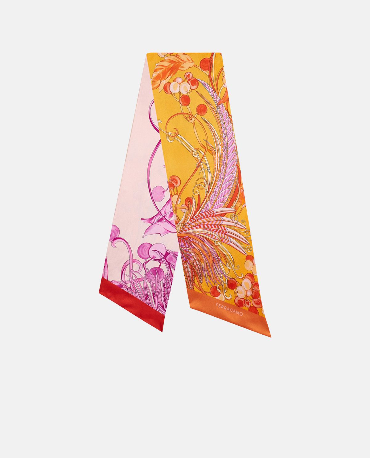 Khăn lụa họa tiết động vật 160 x 20 cm