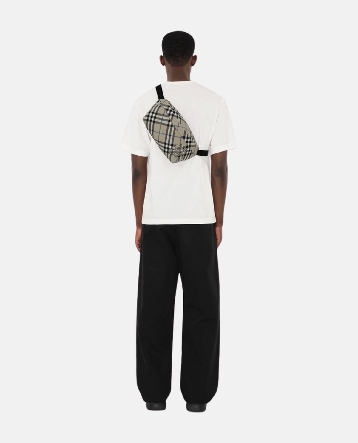 Túi đeo hông họa tiết Burberry Check