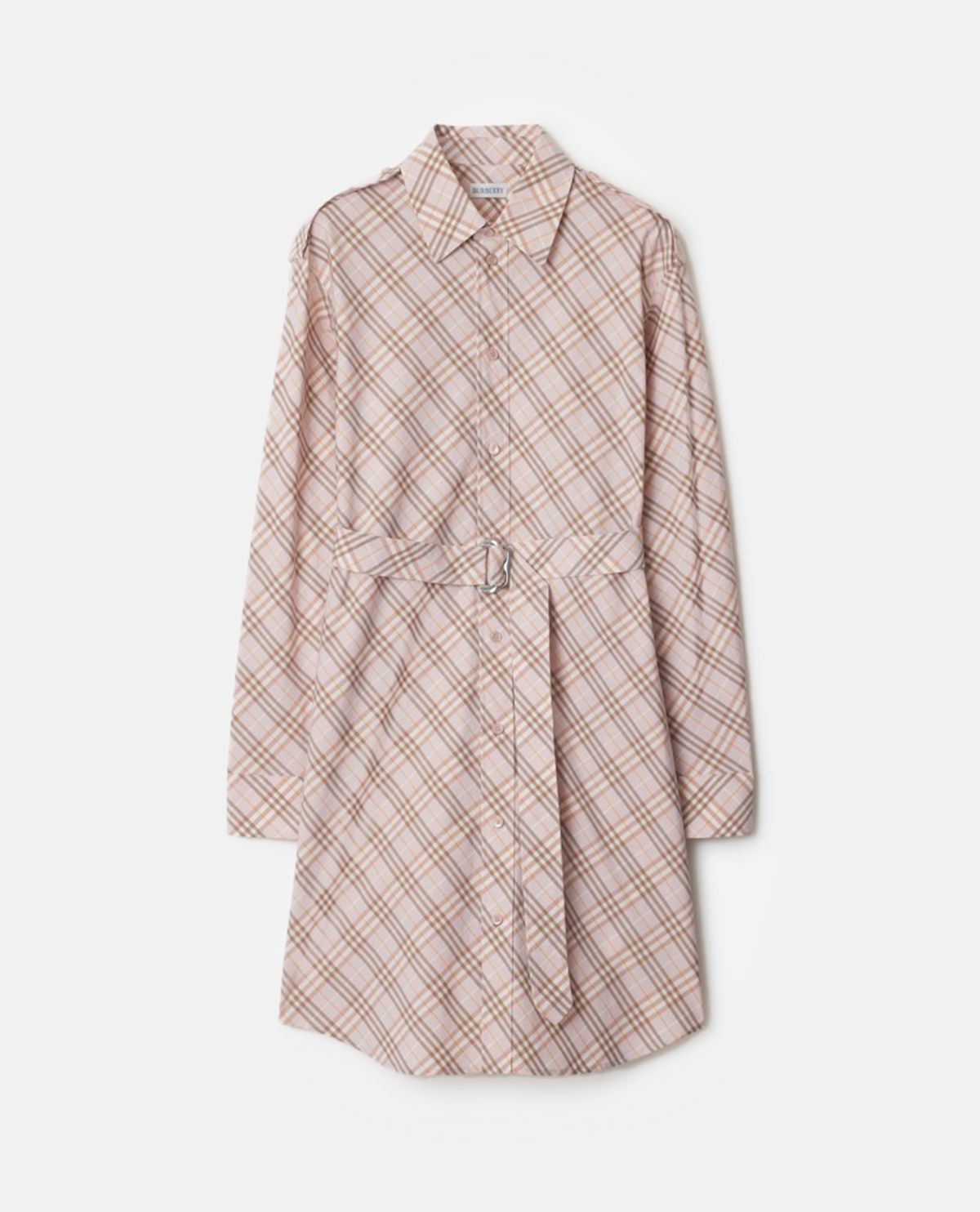 Đầm sơ mi họa tiết Burberry Check