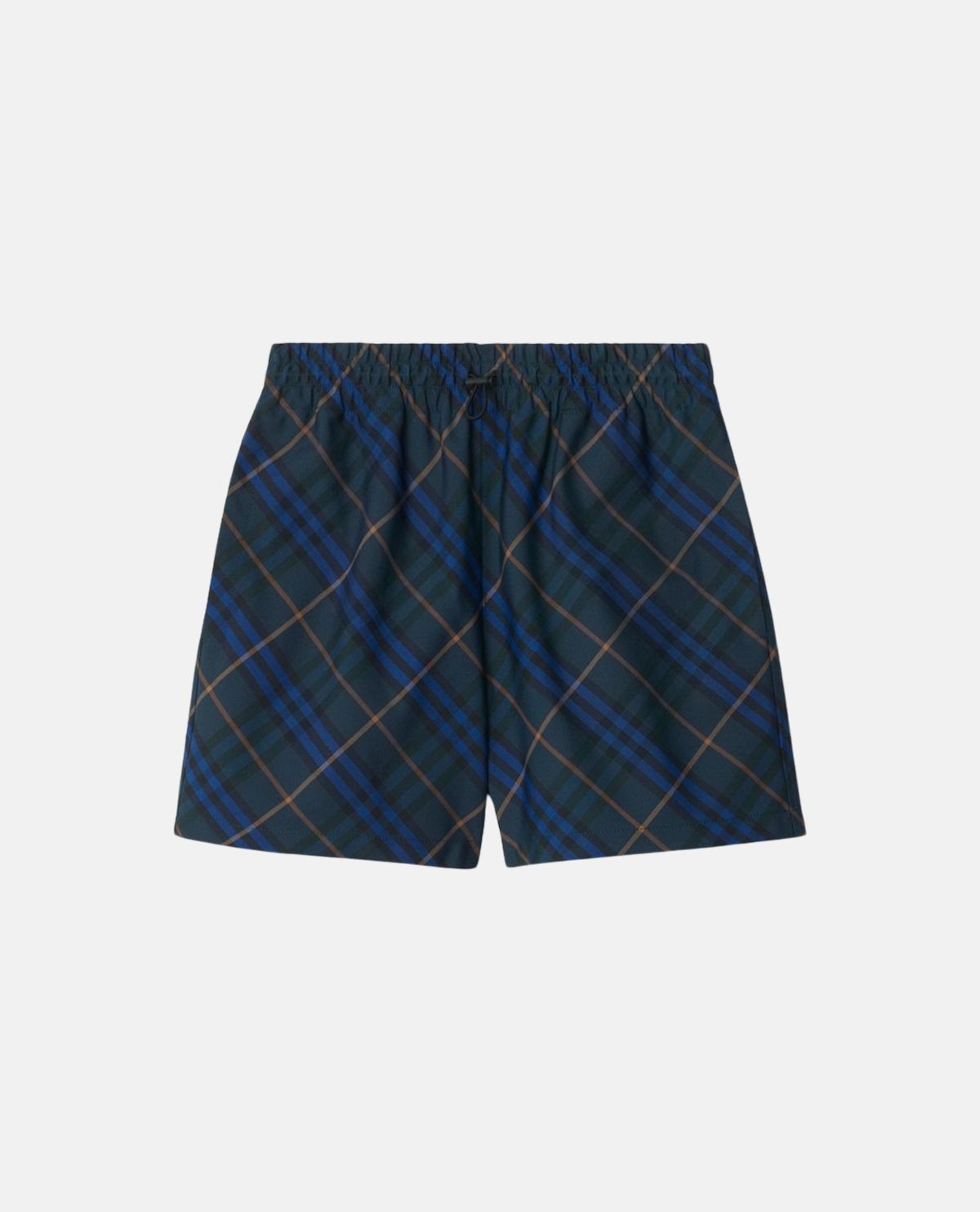 Quần short dây rút họa tiết Burberry Check