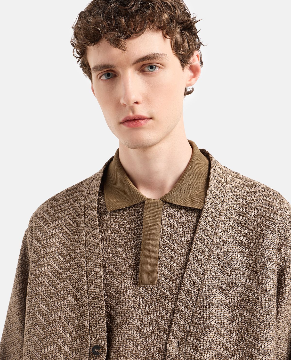 Áo cardigan tay dài thêu họa tiết